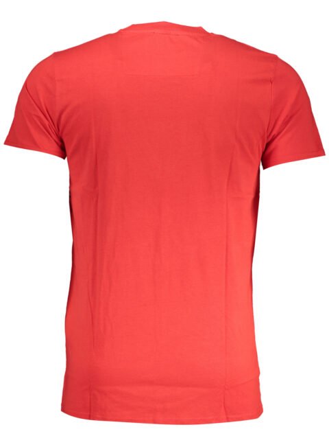 CAVALLI CLASS MEN'S SHORT SLEEVE T-SHIRT RED