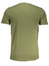 CAVALLI CLASS GREEN MEN'S SHORT SLEEVED T-SHIRT