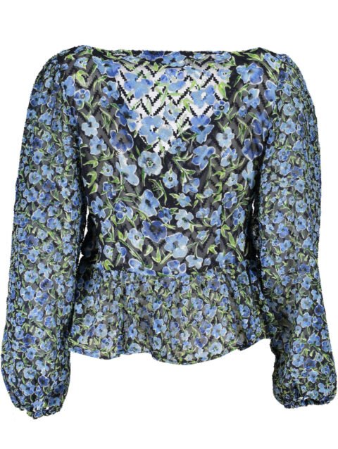 DESIGUAL WOMEN'S BLUE SWEATER