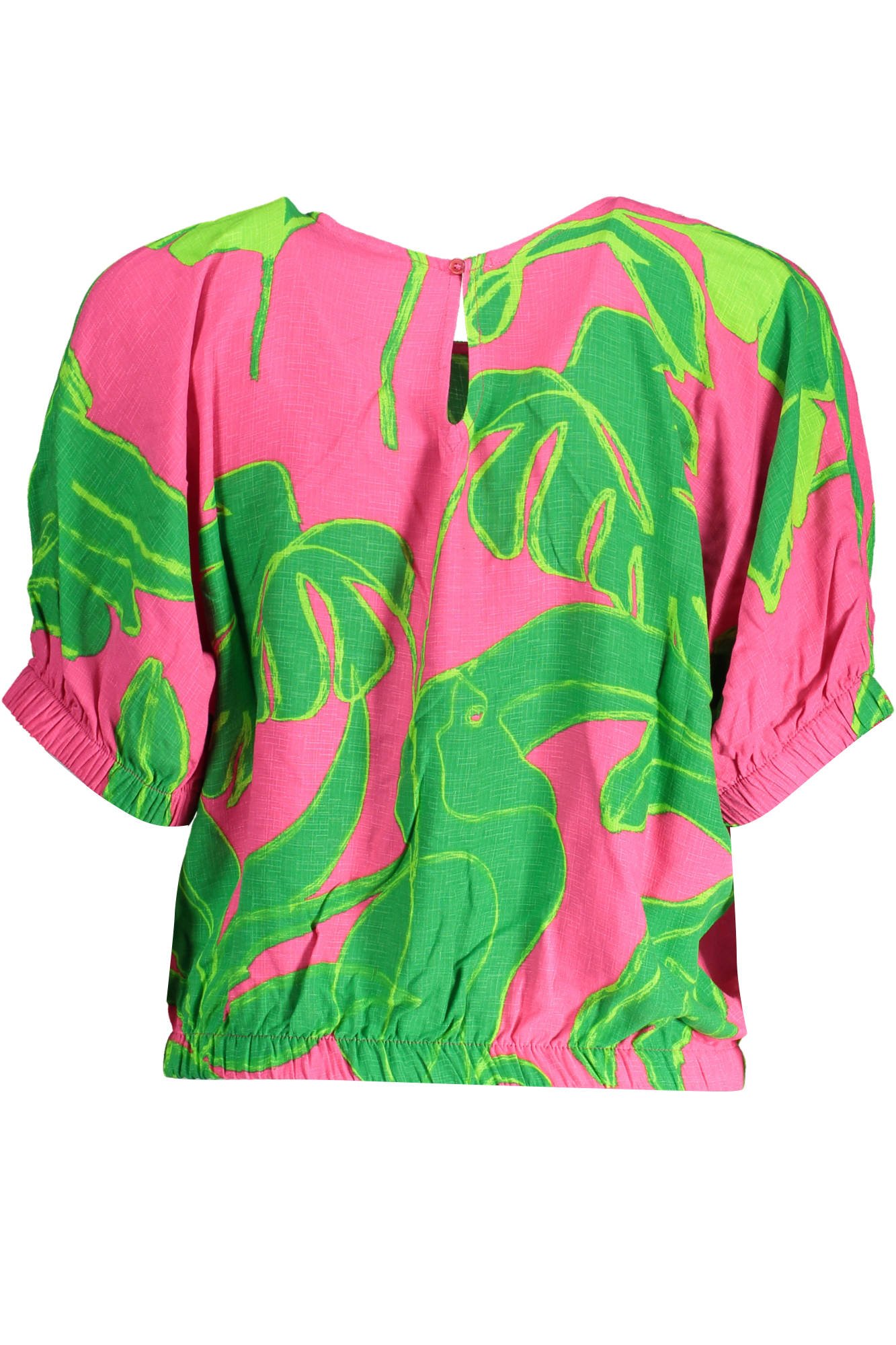 DESIGUAL PINK WOMEN'S SHORT SLEEVE T-SHIRT - Image 2