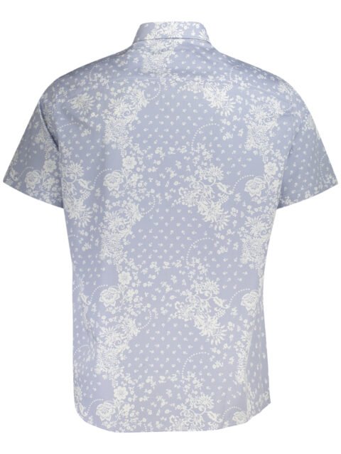 GUESS JEANS SHORT SLEEVE SHIRT MEN BLUE
