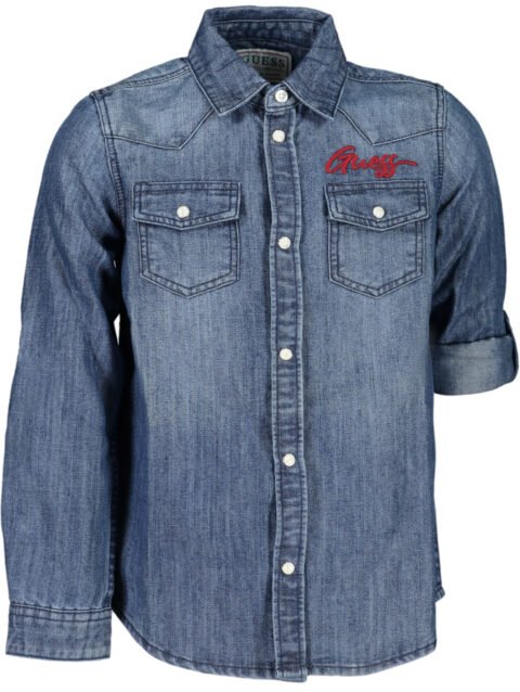 GUESS JEANS LONG SLEEVED SHIRT FOR GIRLS BLUE
