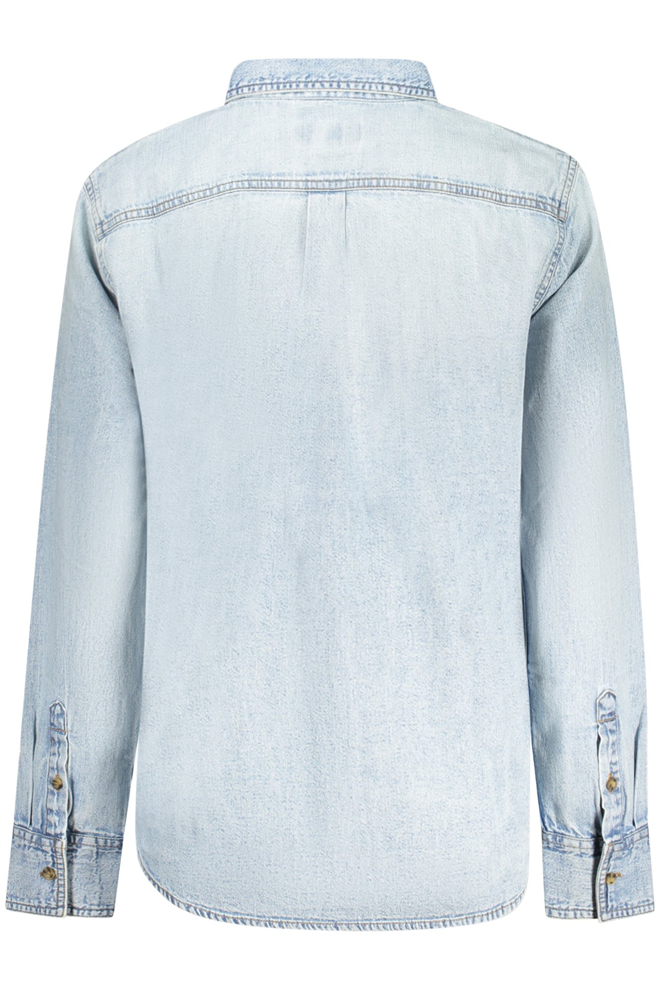 GUESS JEANS LONG SLEEVE SHIRT WOMEN BLUE