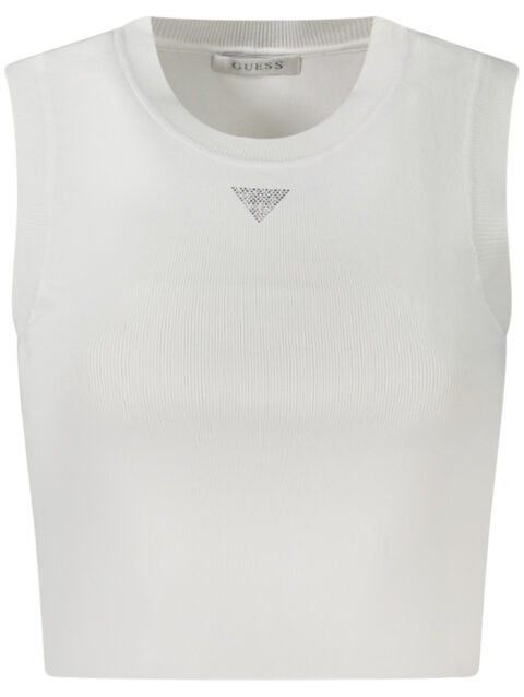 GUESS JEANS TANK TOP WOMEN WHITE