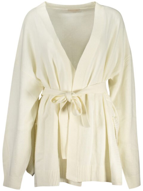 GUESS JEANS WOMEN'S CARDIGAN WHITE