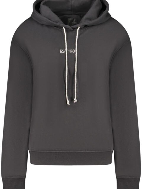 GUESS JEANS SWEATSHIRT WITHOUT ZIP WOMEN BLACK