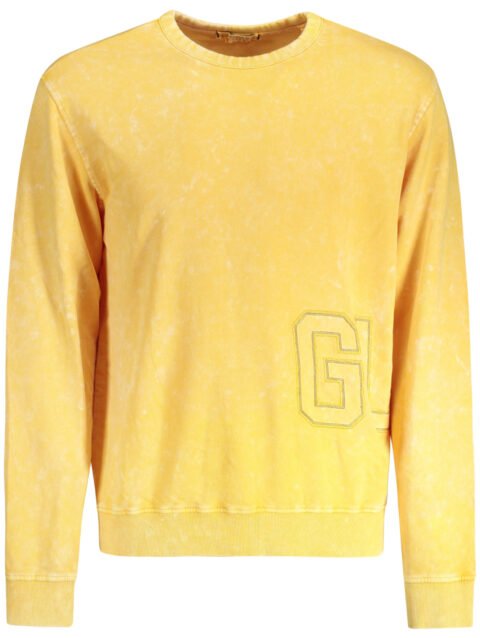 GUESS JEANS SWEATSHIRT WITHOUT ZIP MEN YELLOW