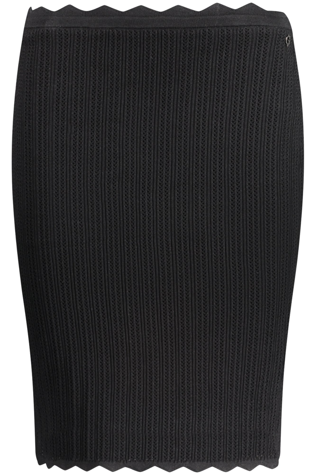 GUESS JEANS LONGUETTE SKIRT WOMEN BLACK