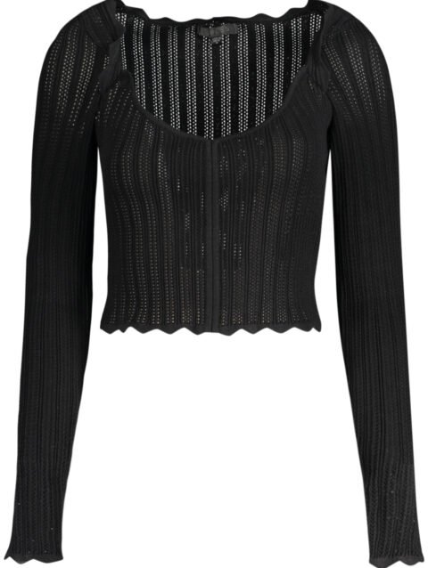 GUESS JEANS WOMEN'S BLACK SWEATER