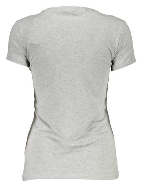 GUESS JEANS WOMEN'S SHORT SLEEVE T-SHIRT GRAY