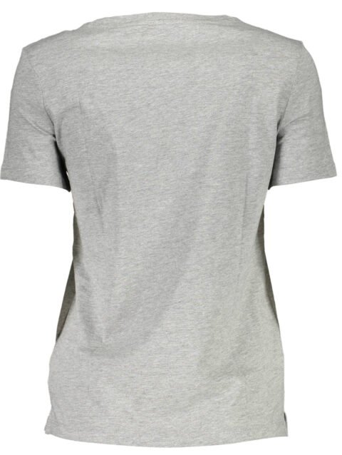 GUESS JEANS WOMEN'S SHORT SLEEVE T-SHIRT GRAY