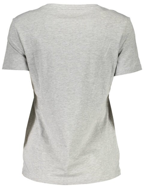 GUESS JEANS WOMEN'S SHORT SLEEVE T-SHIRT GRAY