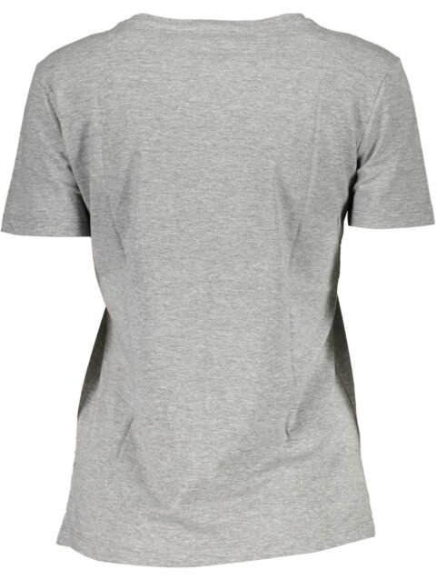 GUESS JEANS WOMEN'S SHORT SLEEVE T-SHIRT GRAY