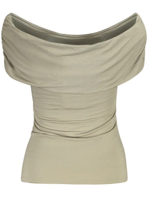 GUESS JEANS GREEN WOMEN'S SHORT SLEEVE T-SHIRT