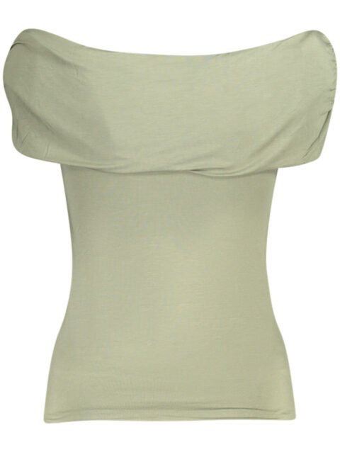 GUESS JEANS GREEN WOMEN'S SHORT SLEEVE T-SHIRT