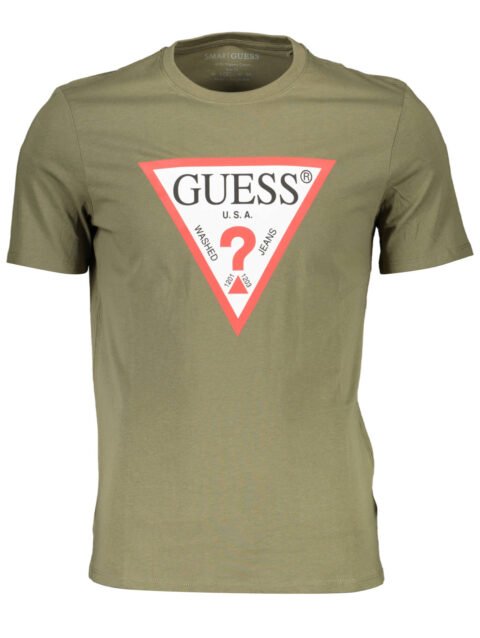 GUESS JEANS GREEN MAN SHORT SLEEVE T-SHIRT