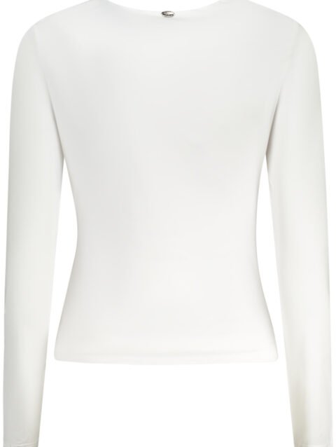 GUESS JEANS LONG SLEEVE T-SHIRT WOMEN WHITE