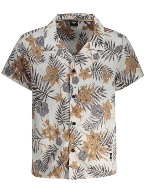 HUGO BOSS SHORT SLEEVE SHIRT MEN WHITE