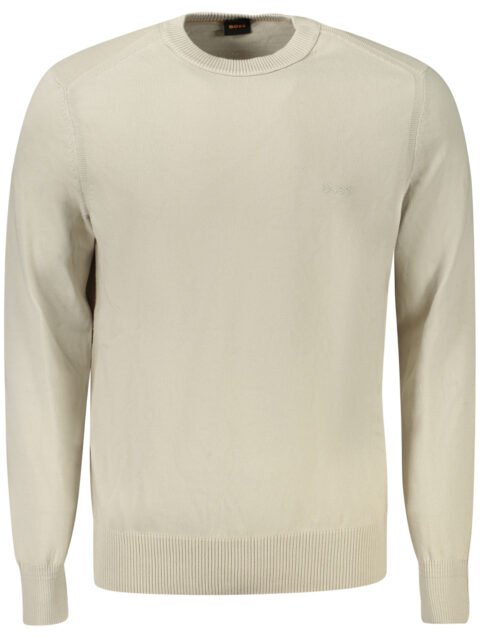 HUGO BOSS MEN'S SWEATER BEIGE