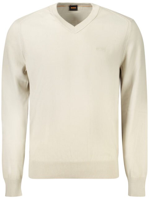 HUGO BOSS MEN'S SWEATER BEIGE