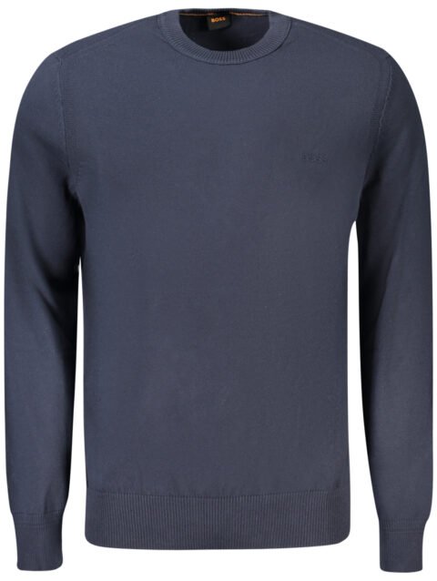 HUGO BOSS MEN'S SWEATER BLUE