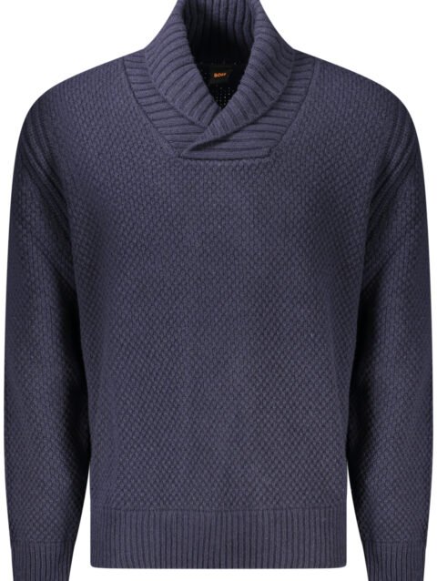 HUGO BOSS MEN'S SWEATER BLUE