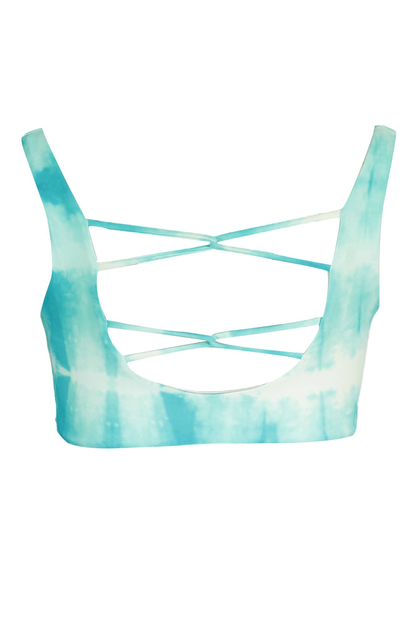 KARL LAGERFELD BEACHWEAR TOP WOMEN'S SWIMSUIT BLUE - Image 2