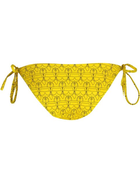KARL LAGERFELD BEACHWEAR WOMEN'S BOTTOM SWIMSUIT YELLOW
