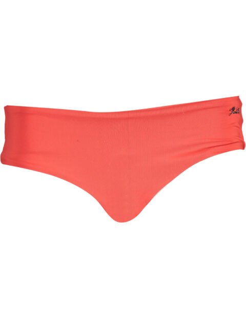 KARL LAGERFELD BEACHWEAR SWIMSUIT SIDE BOTTOM WOMAN RED