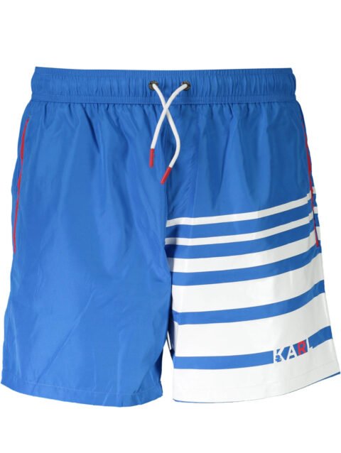 KARL LAGERFELD BEACHWEAR SWIMSUIT PART UNDER MAN BLUE