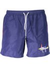 KARL LAGERFELD BEACHWEAR SWIMSUIT PARTS UNDER MAN BLUE