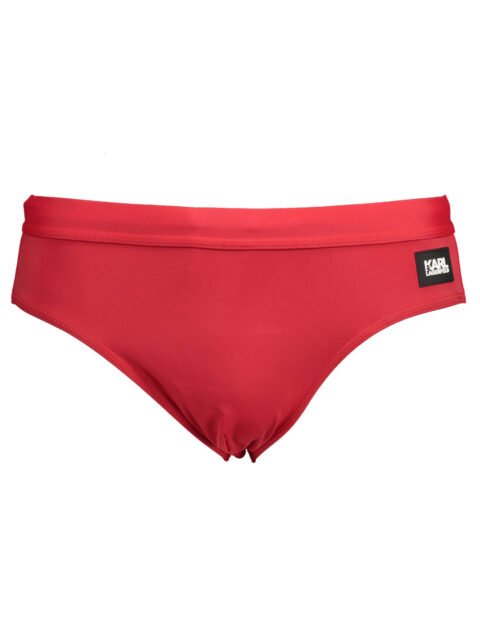 KARL LAGERFELD BEACHWEAR COSTUME PARTS UNDER MAN RED