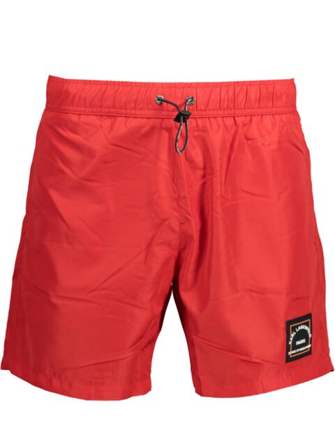 KARL LAGERFELD BEACHWEAR COSTUME PARTS UNDER MAN RED