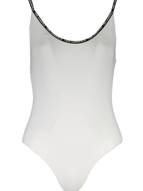 KARL LAGERFELD ONE PIECE SWIMSUIT WOMAN WHITE
