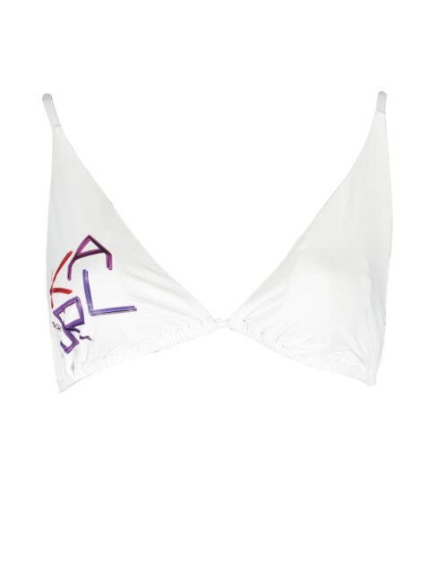 KARL LAGERFELD SWIMSUIT PARTS ABOVE WHITE WOMAN
