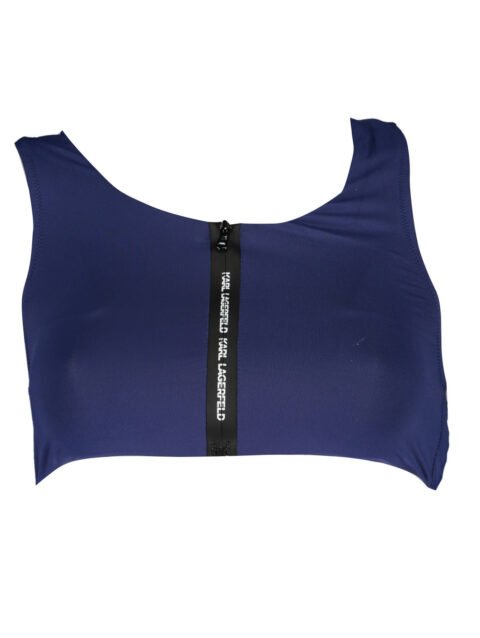 KARL LAGERFELD SWIMSUIT PARTS ABOVE BLUE WOMAN