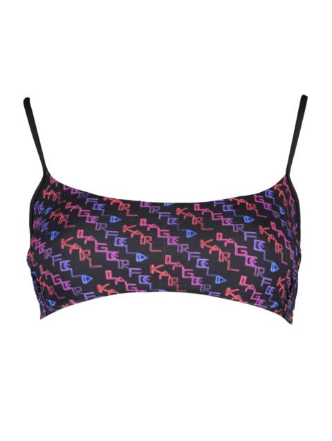 KARL LAGERFELD SWIMSUIT PARTS ABOVE WOMAN BLACK