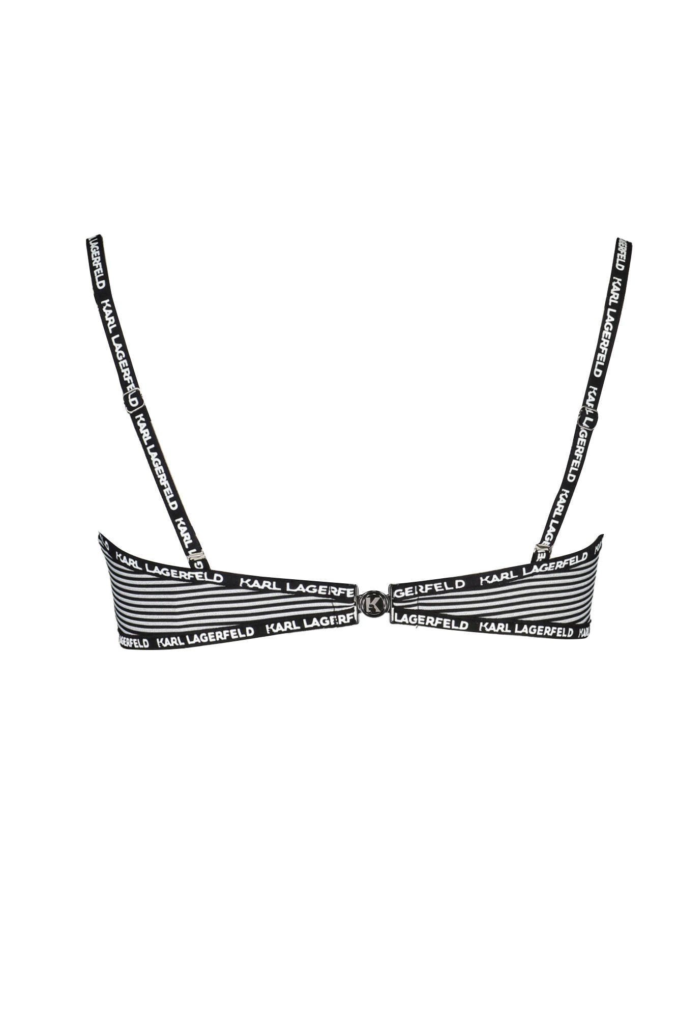 KARL LAGERFELD SWIMSUIT PARTS ABOVE WOMAN BLACK - Image 2