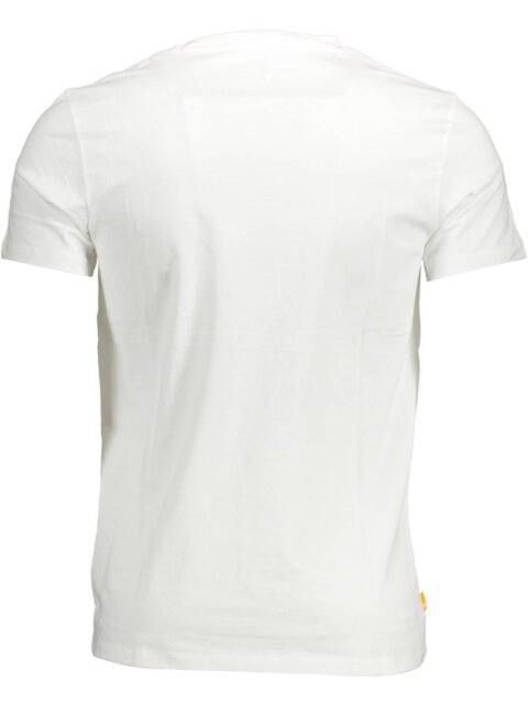 TIMBERLAND WHITE MEN'S SHORT SLEEVE T-SHIRT