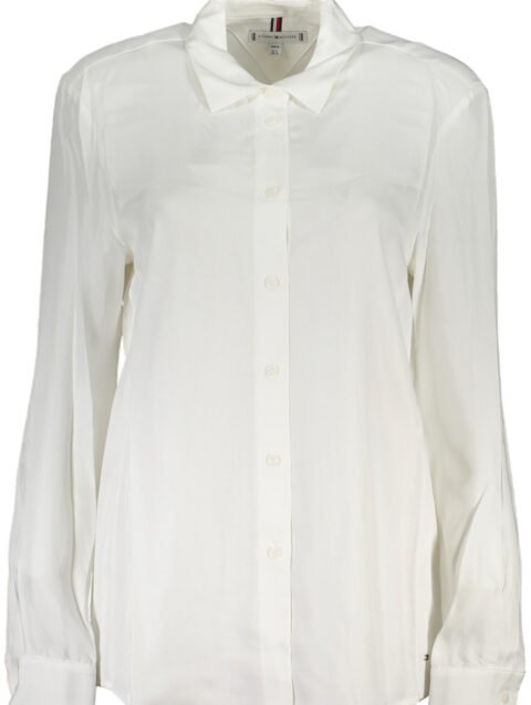 TOMMY HILFIGER WOMEN'S LONG SLEEVE SHIRT WHITE