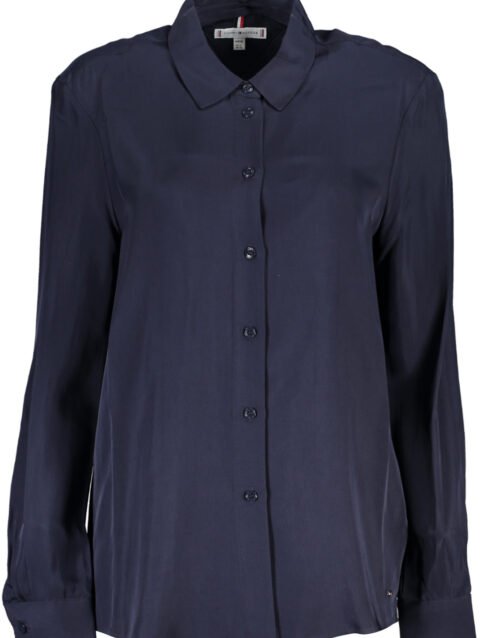 TOMMY HILFIGER WOMEN'S LONG SLEEVE SHIRT BLUE