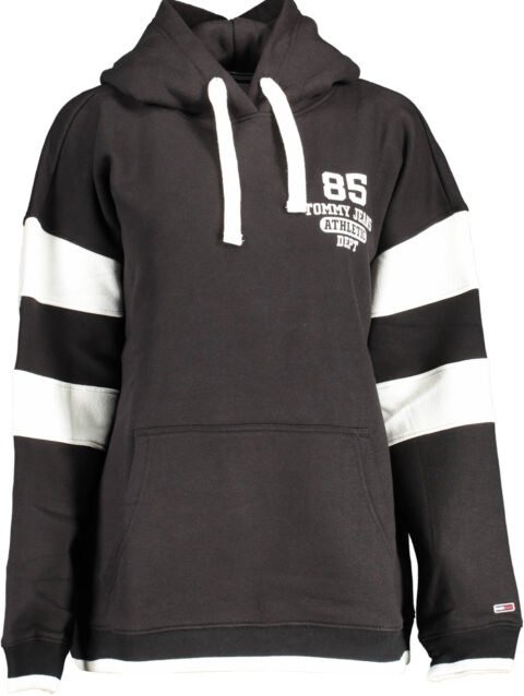 TOMMY HILFIGER SWEATSHIRT WITHOUT ZIP WOMEN BLACK