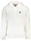 TOMMY HILFIGER MEN'S WHITE ZIPLESS SWEATSHIRT