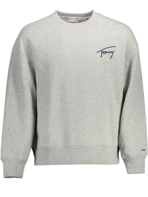 TOMMY HILFIGER SWEATSHIRT WITHOUT ZIP MAN GRAY