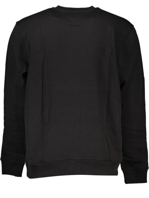 TOMMY HILFIGER MEN'S BLACK ZIPLESS SWEATSHIRT