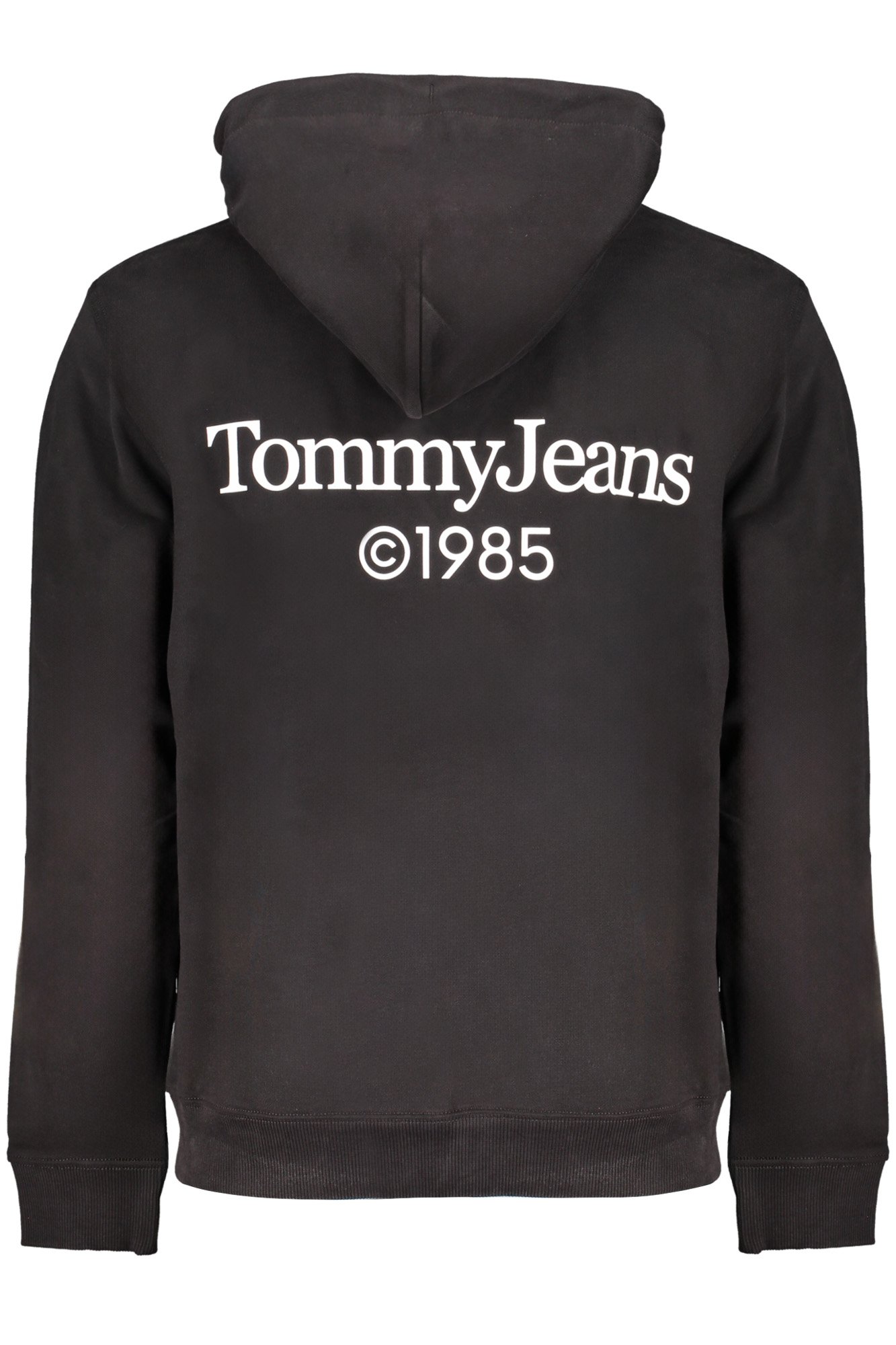 TOMMY HILFIGER MEN'S BLACK ZIPLESS SWEATSHIRT - Image 2