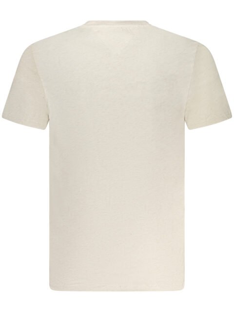TOMMY HILFIGER SHORT SLEEVE T-SHIRT MEN BEIGE