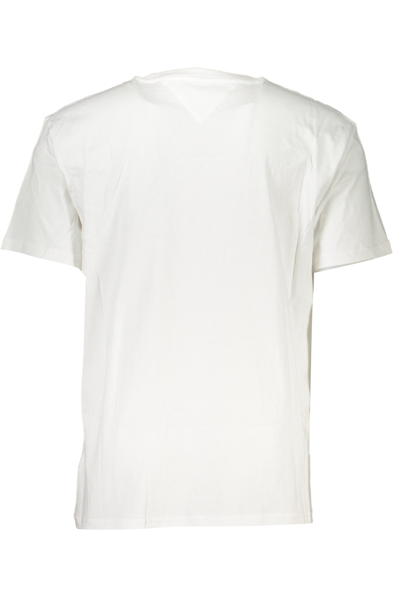 TOMMY HILFIGER MEN'S WHITE SHORT SLEEVE T-SHIRT