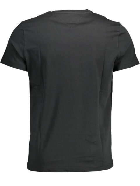 TOMMY HILFIGER MEN'S SHORT SLEEVE T-SHIRT BLACK