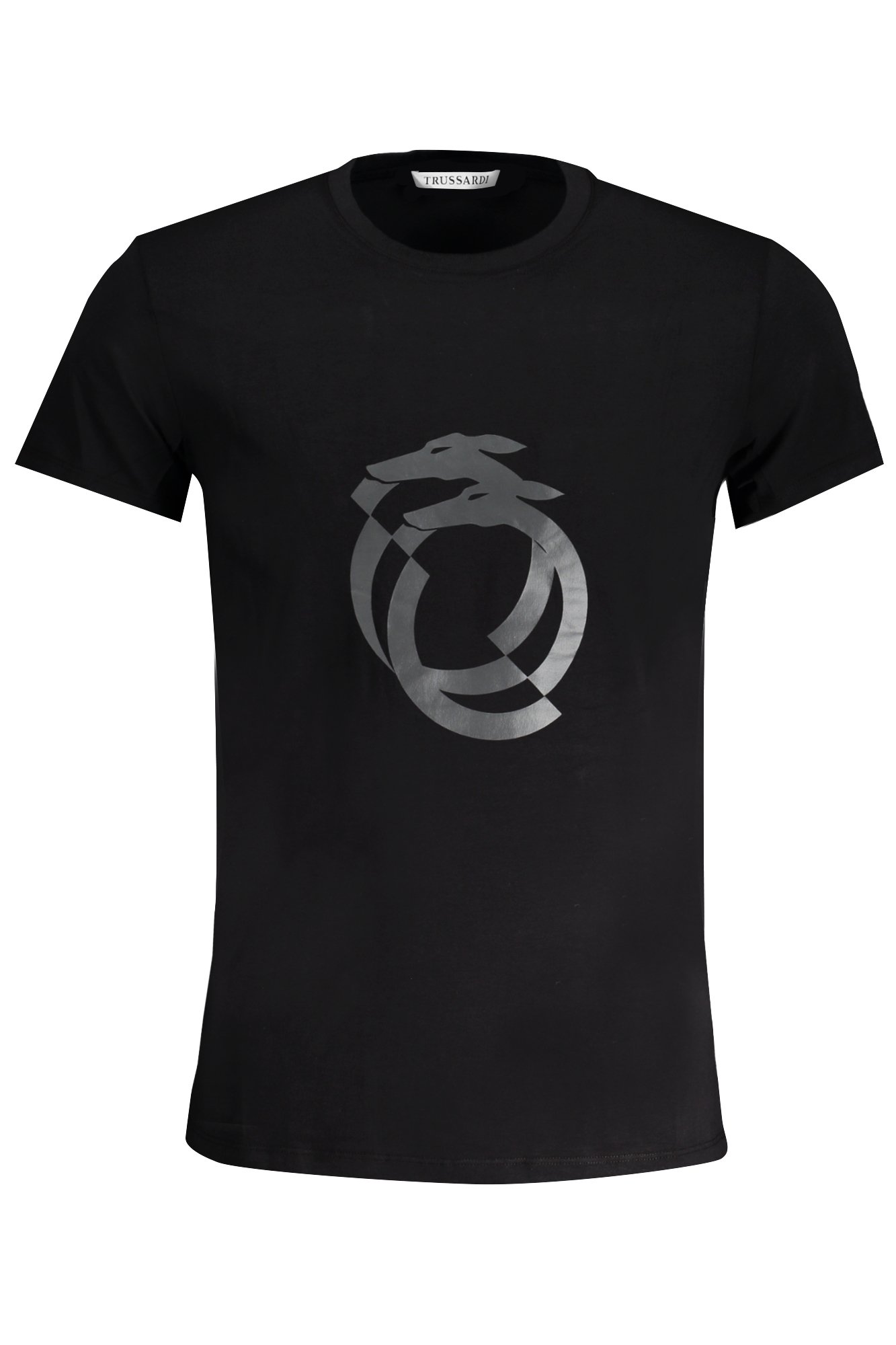 TRUSSARDI MEN'S SHORT SLEEVE T-SHIRT BLACK